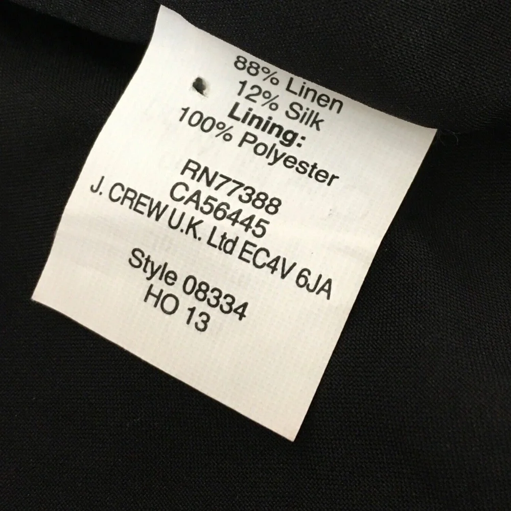 MADEWELL Linen & Silk Blend Striped Pleated Skirt Brown & Black Stripe Size 0 - Picture 11 of 13